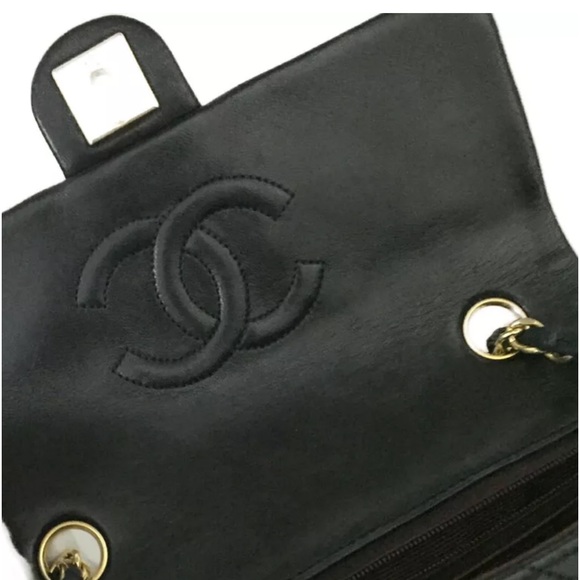 CHANEL CC LAMBSKIN CLASSIC FLAP MINI - Picture 5 of 12